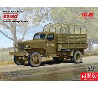 G7107, Wwii Army Truck (100% New Molds) 1:35 Plastic Model Kit ICM