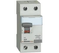 Interruttore differenziale Bticino 40A 2 poli 30MA A 2 moduli G723A40
