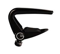G7th Newport Capotasto Nero per Chitarra a 6 Corde - Design leggero a leva ribaltabile, Controllo della Tensione regolabile - Capotasto elegante e affidabile per chitarre acustiche ed elettriche