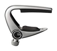 G7th Newport Capotasto Parziale a 5 Corde Argento - Leggero con leva ribaltabile e manopola zigrinata di regolazione della tensione - Il capotasto perfetto per accordature creative su chitarra