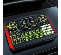 G9 Podcast Equipment Bundle Tiktok Kit per la creazione di contenuti video, interfaccia audio Mixer DJ Scheda audio/scheda microfono a condensatore per smartphone/PC/Laptop Broadcast Recording/Live