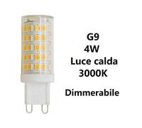 G9 LAMPADINA A LED DIMMERABILE 4W LUCE CALDA 3000K 400LM BOT LIGHTING [EEK: F]