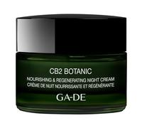 GA-DE CB2 Botanic Nourishing and Regenerating Night Cream - Fast Absorbing Moisturizer - with Niacinamide and Fruit Mix for Skin Elasticity - 1,7 oz