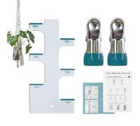 Ga Indice di Sospensione per Le Piante - Regole Fai -da -Te per sospens in Macrame, Regola acrilica nel Fai -da -Te | Indicatore di Sospensione 'impianto di Porta | Macrmy Artigianal Weavi