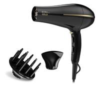 GA.MA - Asciugacapelli BORA ION 2200 Watt, 3 temperature - Nero