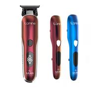 GA.MA Italy Professional, Lumine Hyper, Regolabarba Professionale con Motore Digitale Brushless, Lame DLC Ultra Resistenti, Display Digitale, Autonomia 180 min, Cord-Cordless, Accessori Inclusi