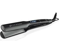 Ga.Ma Piastra per Capelli in Titanio Temperatura massima 230°C Regolabile Potenza 40 Watt colore Nero - GI3036 X WIDE