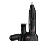 Ga.Ma Tagliapeli per Naso e Orecchie Trimmer Multifunzione Portatile Nero GNT512