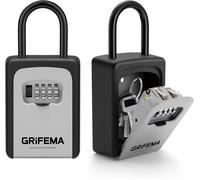 GA1004 Cassetta Di Sicurezza per Chiavi, Cassaforte Portatile Con Gancio, 4 Cifr