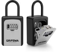 GA1004 Cassetta Di Sicurezza per Chiavi, Cassaforte Portatile Con Gancio, 4 Cifr