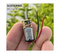 GA12-N20 12mm Gear electronic starter Full Metal Gearbox DC1.5V 3V 3.7V 220RPM Slow Speed 10mm Long Shaft DIY Lock Robot Smart Car RRBXXUYN