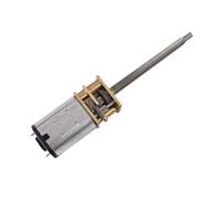 GA12-N20-M3*34 Micro motoriduttore DC 3V 6V 12V Albero filettato allungabile Motore a vite con ruota dentata in metallo(15,3V)