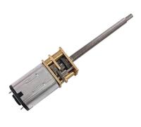 GA12-N20-M3 * 34 Micro motoriduttore DC 3V 6V 12V Allungamento Motore a vite con albero filettato con ruota dentata in metallo(1000_12V)