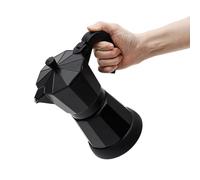 Gaabungky Brocca elettrica per moka 17 x 13 cm, 480 W, 300 ml, valvola di sicurezza in polipropilene anti-scottatura, per uso domestico, ufficio, caffetteria