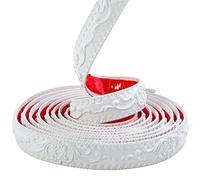 Gaahing Rifiniture da parete flessibili, design autoadesivo a buccia e bastone, modanature a corona per decorazioni per la casa con bordo a parete con cornice a specchio