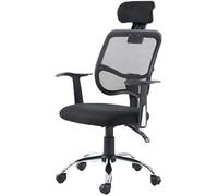 GAAHRQQQ Sedia ergonomica da ufficio con funzione di inclinazione e blocco di posizione nero nero Nome colore: nero (colore: nero)