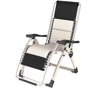GAAHRQQQ Sedie reclinabili Zero Outdoor sedia reclinabile sedia pieghevole per spiaggia patio giardino campeggio all'aperto C (colore: B) (A)