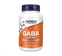 Now Foods GABA 750mg (100 Capsule veg)
