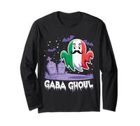 GABA Ghoul Italia Fantasma Deli Carne Spettrale Italiano Halloween Maglia a Manica
