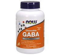 Now Foods GABA gusto arancia, 90 pastiglie
