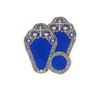 Gabardina a forma di croce chiesa ortodossa blu scuro 16,53'x10,62'