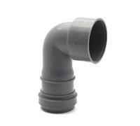 GABBAPLAST Curva Tecnica Doppio innesto 40mm per Tubi di Scarico, Multicolore, Standard