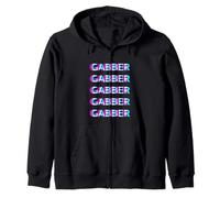 Gabber Hardcore Speedcore Schranz Hardtekk Uptempo Felpa con Cappuccio