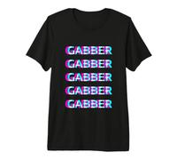 Gabber Hardcore Speedcore Schranz Hardtekk Uptempo Maglietta Premium
