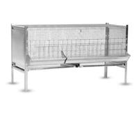 Gabbia antitopo per polli smontabile cm 130x50xh80