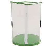 Gabbia cilindrica per osservazione di insetti a farfalla Gabbia per habitat in rete trasparente per piante ornamentali Installazione semplice Maniglia portatile Apertura con