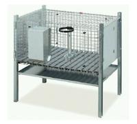 Gabbia coniglio maschio con angoli arrotondati cm.73x50x80h