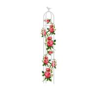 Gabbia da giardino in metallo, supporto per rose rampicanti e rampicanti, altezza regolabile da 120 cm a 180 cm, perfetto per la decorazione del giardino e la crescita delle piante