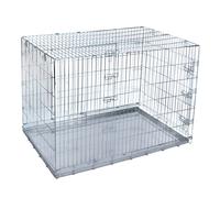 Gabbia da interno per cani Double Door - L 118 x P 78 x H 84 cm