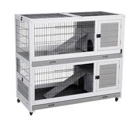 Gabbia da interno per conigli TIAKI - L 116 x L 54 x H 107 cm