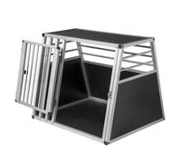 Gabbia da trasporto per cani da compagnia in alluminio per gatti Cani Gabbia per animali traspirante Gabbia da viaggio per auto Trasporto Case per animali domestici Tenda Forniture per cani