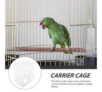 BAKAJI Voliera XL per Uccelli Pappagalli Canarini Parrocchetti 135 x 78 x 52 cm Gabbia Grande in Metallo Bird House Cassetto Estraibile per la Sabbia, Altezza 135 cm