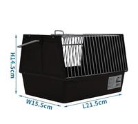 Gabbia di base per criceto, con struttura in acciaio, più livelli e accessori, ideale per piccoli animali domestici e il loro benessere.