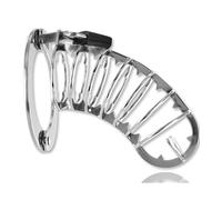 Gabbia di castità a spunchi in metallo 14 cm