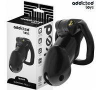 Gabbia di Castità Addicted Toys Locked Mindnight Cell - Taglia L