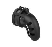 Gabbia di castità Model 19 - Sil Cage Ballsplitter - Black