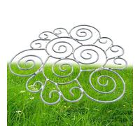 Gabbia di peonia - metallo resistente alle intemperie | Crescere attraverso il supporto delle piante | Anelli di supporto decorativi per piante da giardino per fiori pesanti rose ortensie