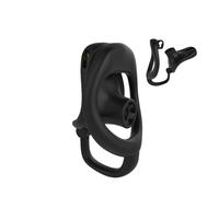 Gabbia di Protezione negativa Maschile per Il Fitness - Cinghia ausiliaria per l'esercizio - Strumento Multifunzionale Portatile accessorio-IThlZ39 (Nero, A)