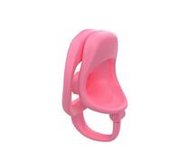 Gabbia di Protezione negativa Maschile per Il Fitness - Cinghia ausiliaria per l'esercizio - Strumento Multifunzionale Portatile accessorio-IThlZ39 (Rosa, A)