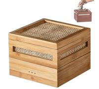 Gabbia elettrica per tostare il tè da 150 W, piccola essiccatrice per tè da 200 g con temperatura regolabile a 3 velocità, comandi touch, diffusione di aromi, per gli amanti di frutta secca(A)