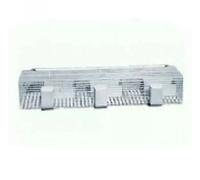 GABBIA FATTRICE A TRE POSTI 3 POSTI PER CONIGLI ABBEVERATOIO MANGIATOIA INGRASSO