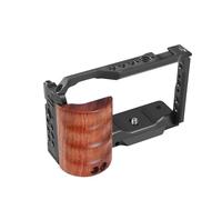 Gabbia for fotocamera for Sony ZV-E10 con impugnatura laterale e maniglia superiore, sistema di ripresa video Vlog con supporti(A Cage Only)