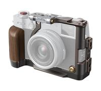 Gabbia Fotocamera Smallrig 4557 per Fujifilm X100VI Retro Legno Bronzo Oro