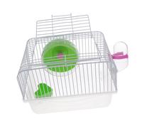 Gabbia grande per criceti, topi o gerbilli con accessori per bollitore