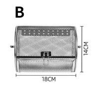 Gabbia Grill Tamburo Rotante Imballaggio Comoda Gabbia Griglia a Tamburo Rotante