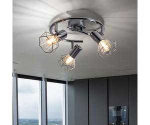 Gabbia Lampada Coprire Faretto Spot Rondella Regolabile Dormire Camera Cromo [EEK: Non valutato]